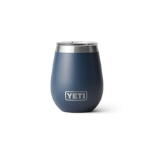 Load image into Gallery viewer, picture of navy YETI Rambler 295ml Wine Tumbler with MagSlider Lid
