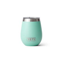Load image into Gallery viewer, picture of seafoam YETI Rambler 295ml Wine Tumbler with MagSlider Lid

