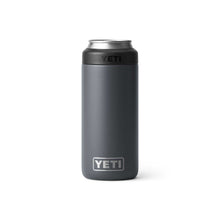 Load image into Gallery viewer, picture of charcoal YETI Rambler 355ml Colster Slim Can Insulator
