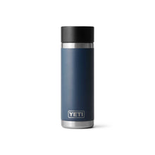 Load image into Gallery viewer, picture of navy YETI Rambler 532ml Bottle with Hotshot Cap
