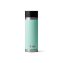 Load image into Gallery viewer, picture of seafoam YETI Rambler 532ml Bottle with Hotshot Cap
