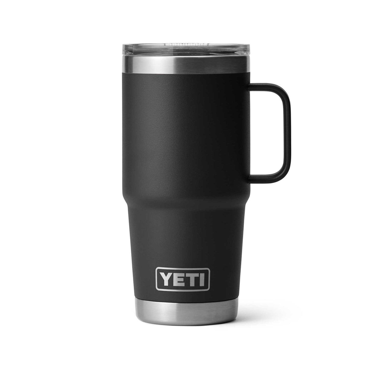 picture of black YETI Rambler 591ml Travel Mug with Stronghold Lid