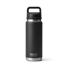 Load image into Gallery viewer, picture of black YETI Rambler 769ml Bottle with Chug Cap
