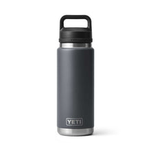 Load image into Gallery viewer, picture of charcoal YETI Rambler 769ml Bottle with Chug Cap

