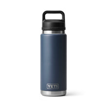 Load image into Gallery viewer, picture of navy YETI Rambler 769ml Bottle with Chug Cap
