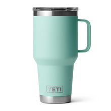 Load image into Gallery viewer, picture of the seafoam YETI Rambler 887ml Travel Mug with Stronghold Lid
