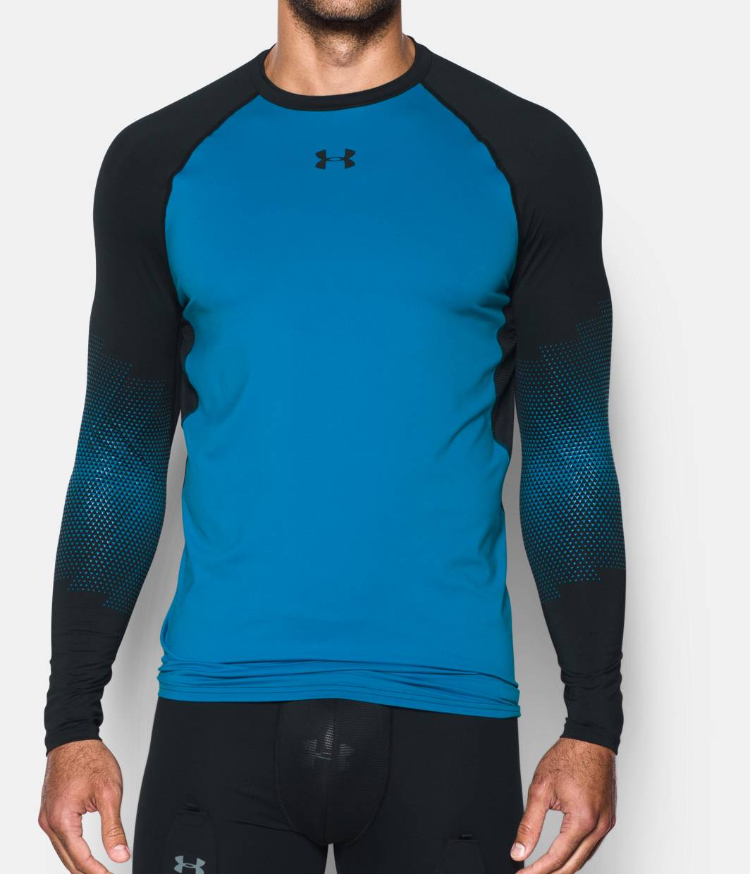 UA Mens Purestrike Grippy Fitted Long Sleeve