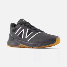 Load image into Gallery viewer, Front view of New Balance FreezeLX v4 Box Lacrosse Shoes in black
