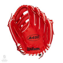 Load image into Gallery viewer, Wilson A450 11&quot; Infield Baseball Glove - Full Right- Youth (2024)
