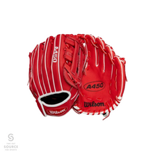 Load image into Gallery viewer, Wilson A450 11&quot; Infield Baseball Glove - Full Right- Youth (2024)
