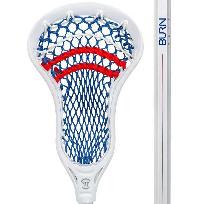 Photo of the red/white/blue Warrior Burn Next Complete Attack Lacrosse Stick