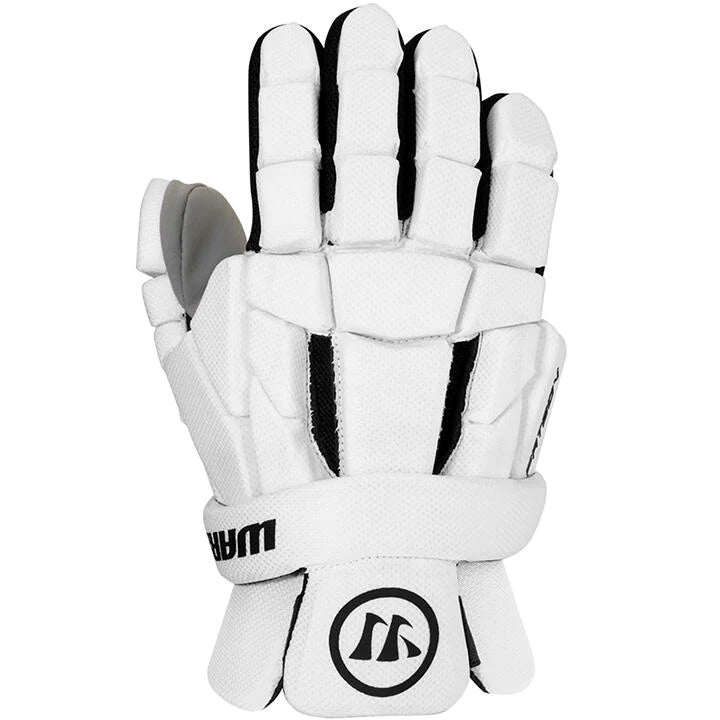 Picture of the white Warrior Fatboy Lite Lacrosse Gloves