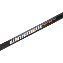 Load image into Gallery viewer, Closeup picture of shaft on the Warrior Fatboy Burn Krypto Pro Defense Lacrosse Shaft
