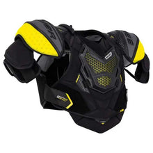Load image into Gallery viewer, Bauer S21 Supreme Ultrasonic Ice Hockey Shoulder Pads (Senior) front/side view
