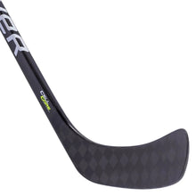 Load image into Gallery viewer, Closeup picture of shaft and blade on the Bauer S22 Nexus Performance Grip Ice Hockey Stick (Youth)