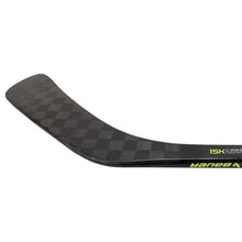 Load image into Gallery viewer, Picture of blade backhand on the Bauer S22 Nexus Performance Grip Ice Hockey Stick (Youth)