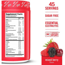 Load image into Gallery viewer, Biosteel High Performance Sports Mix (Mixed Berry, 315g) nutrition facts

