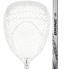Load image into Gallery viewer, Brine Triumph GLE Complete Lacrosse Goalie Stick closeup of head and shaft
