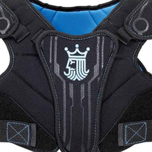 Load image into Gallery viewer, Closeup view of chest protector on the Brine Uprising II Lacrosse Shoulder Pads (Youth)
