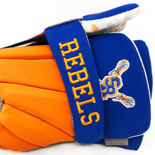 Load image into Gallery viewer, Warrior Surrey Rebels Burn Pro Lacrosse Gloves

