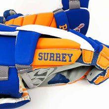 Load image into Gallery viewer, Warrior Surrey Rebels Burn Pro Lacrosse Gloves
