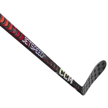 Load image into Gallery viewer, Side view picture of the CCM S22 Jetspeed FT5 Pro Grip Ice Hockey Stick (Junior)