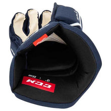 Load image into Gallery viewer, Picture of laminated internal liner on the CCM Jetspeed FT475 Ice Hockey Gloves (Senior)
