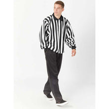Load image into Gallery viewer, CCM PPREF Ice Hockey Referee Pants full view with officials jersey
