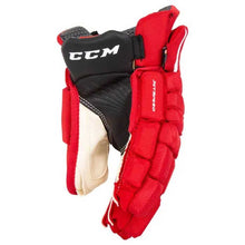 Load image into Gallery viewer, Picture of backhand on the CCM S21 Jetspeed FT4 Ice Hockey Gloves (Junior)
