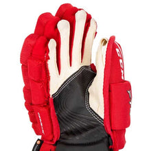 Load image into Gallery viewer, Picture of pro clarino palm on the CCM S21 Jetspeed FT4 Ice Hockey Gloves (Junior)
