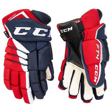 Load image into Gallery viewer, Picture of the navy/red/white CCM S21 Jetspeed FT4 Ice Hockey Gloves (Senior)
