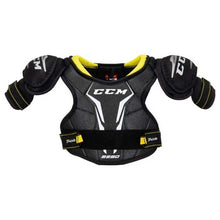 Load image into Gallery viewer, Full front picture of the CCM S21 Tacks 9550 Ice Hockey Shoulder Pads (Youth)
