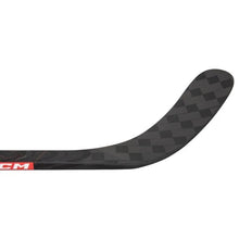 Load image into Gallery viewer, Picture of the blade forehand on the CCM S22 Jetspeed FT5 Pro Grip Ice Hockey Stick (Intermediate)