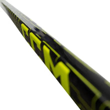 Load image into Gallery viewer, Closeup picture of the shaft on the CCM S22 Jetspeed Youth Grip Ice Hockey Stick (Youth)
