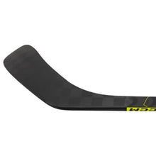 Load image into Gallery viewer, Picture of blade backhand on the CCM S22 Jetspeed Youth Grip Ice Hockey Stick (Youth)
