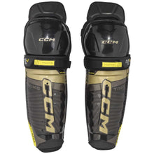 Load image into Gallery viewer, Full front picture of the CCM S22 Tacks AS-V Pro Ice Hockey Shin Guards (Senior)
