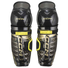 Load image into Gallery viewer, Full front picture of CCM S22 Tacks AS-V Pro Ice Hockey Shin Guards (Youth)
