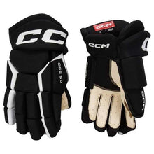 Load image into Gallery viewer, Picture of the black/white CCM S22 Tacks AS 550 Ice Hockey Gloves (Junior)
