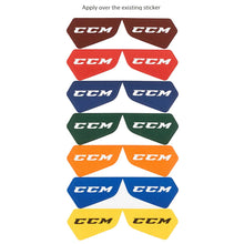 Load image into Gallery viewer, CCM VR Pro Straight Certified Ice Hockey Visor custom visor stickers
