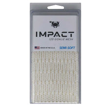 Load image into Gallery viewer, Picture of white ECD Lacrosse Impact 12D Goalie Mesh (Semi-Soft)
