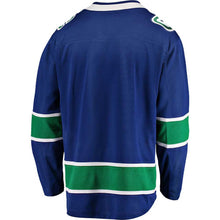 Load image into Gallery viewer, Picture of the blank back of the Vancouver Canucks 2019 Fanatics Men&#39;s Breakaway NHL Hockey Jersey
