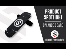 Load and play video in Gallery viewer, YouTube video clip of the Snipers Edge Hockey Balance Board
