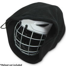 Load image into Gallery viewer, Picture of hockey helmet inside the Lowry Ice Hockey Helmet Bag, Black (LHB)
