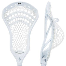 Load image into Gallery viewer, Nike Alpha Elite Strung Lacrosse Head front and side view
