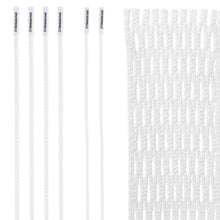 Load image into Gallery viewer, StringKing Type W Women&#39;s Lacrosse Stringing Kit closeup of mesh and strings
