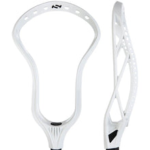 Load image into Gallery viewer, Front and side picture of the white True HZRDUS Unstrung Lacrosse Head (2022)
