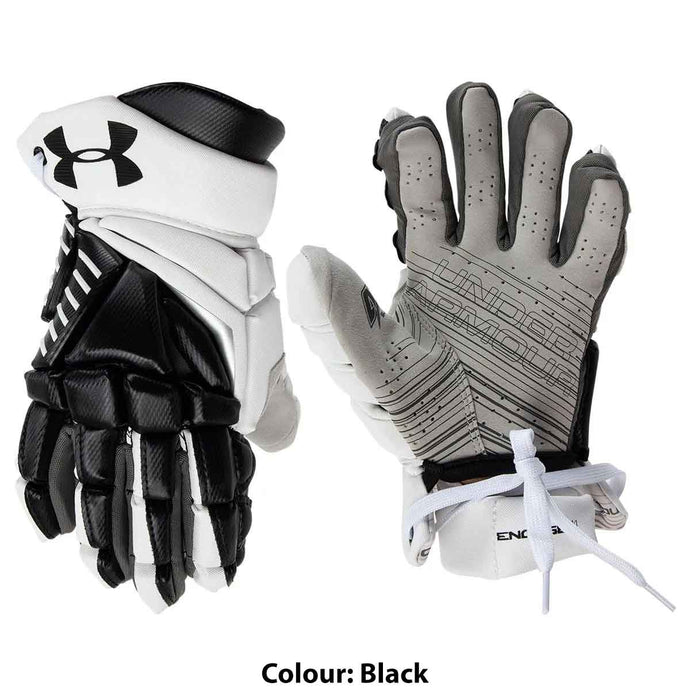 Under Armour Engage 2 Lacrosse Gloves - black colour scheme