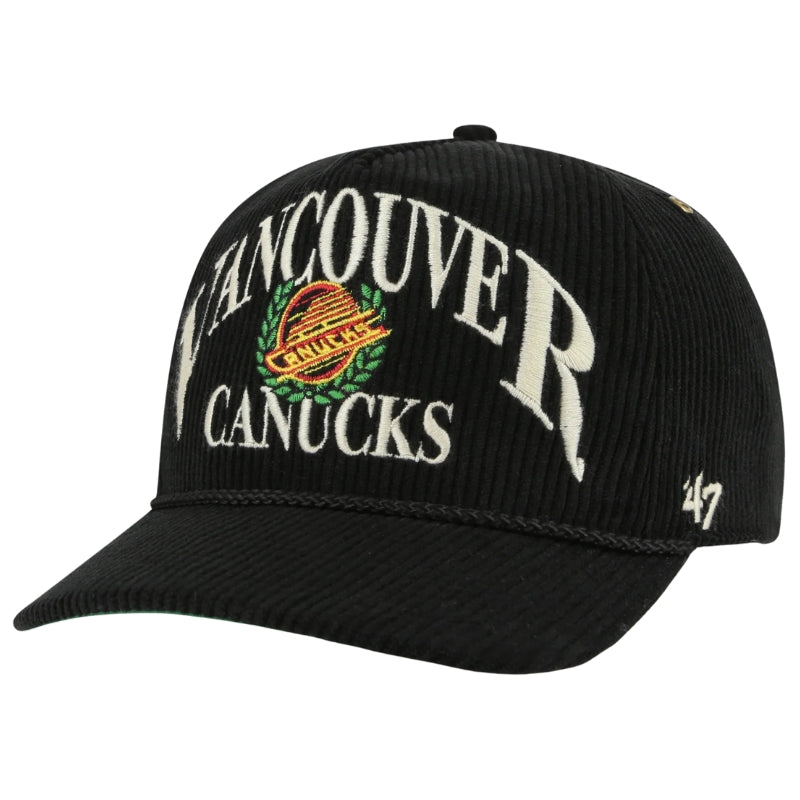 47 Brand Sports Fan Accessories 47 Brand NHL Pitchout Rope Hitch Adjustable Hat Vancouver Canucks