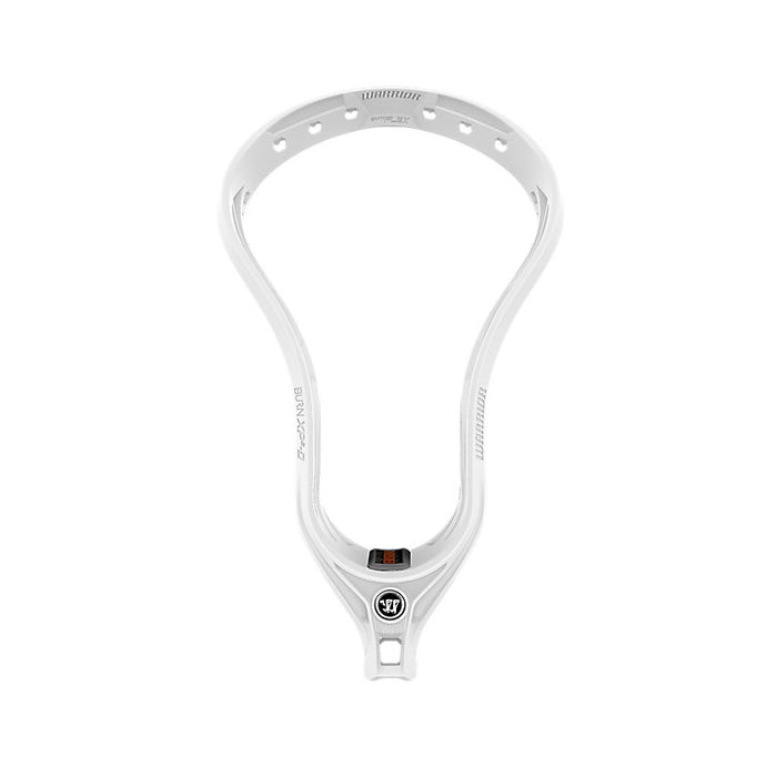 Frotn view of white Warrior BURN XP2-D Unstrung Head