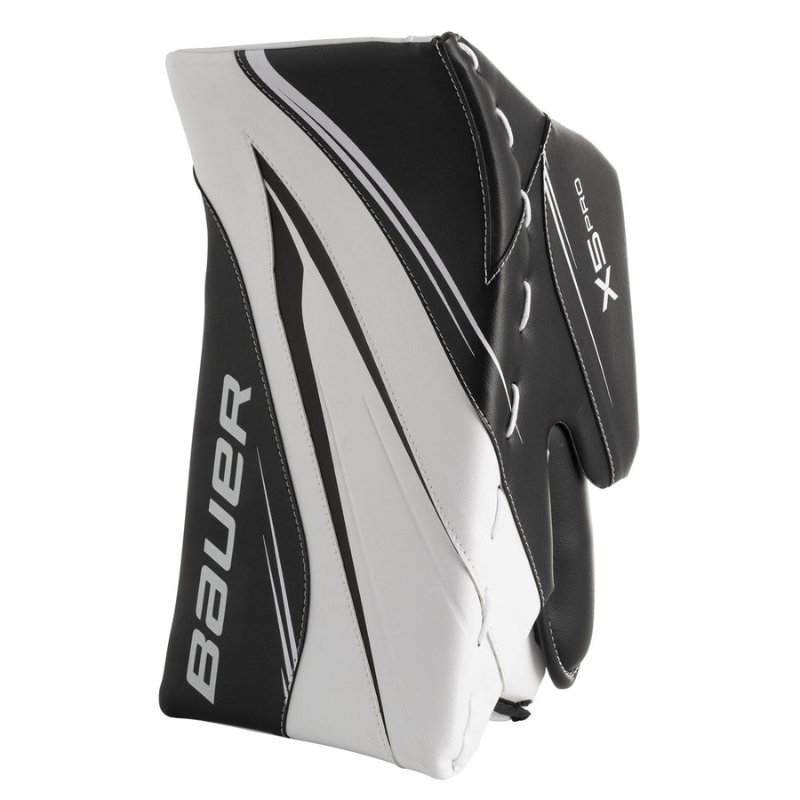 Bauer Goalie Blockers Bauer Vapor X5 Pro MTO (2023) Intermediate White/Black board side